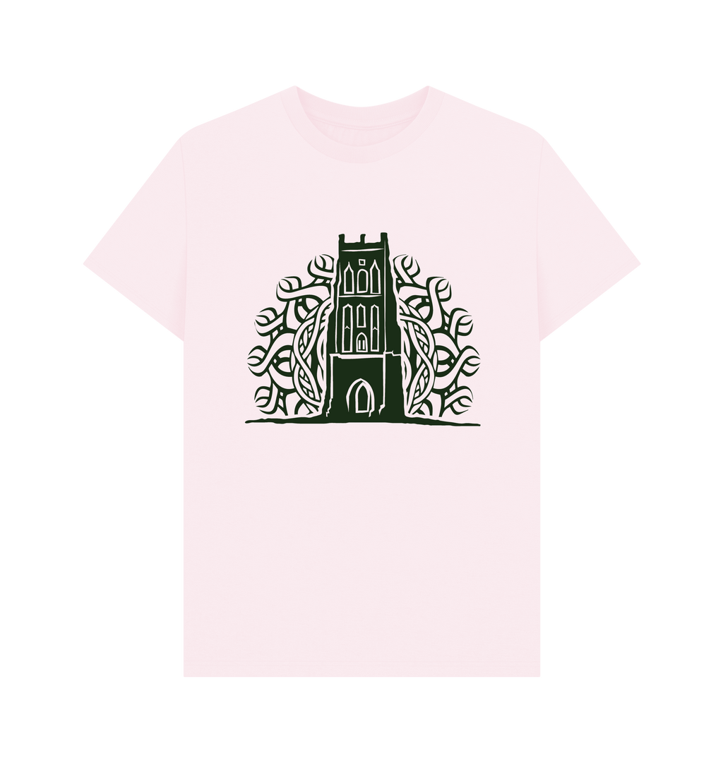 Pink Printed T-shirt Front