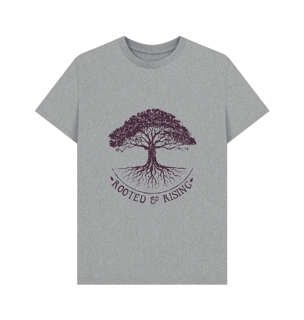 Athletic Grey Printed T-shirt Front