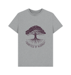 Athletic Grey Printed T-shirt Front