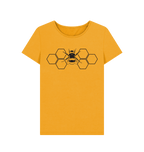 Mustard Printed T-shirt Front