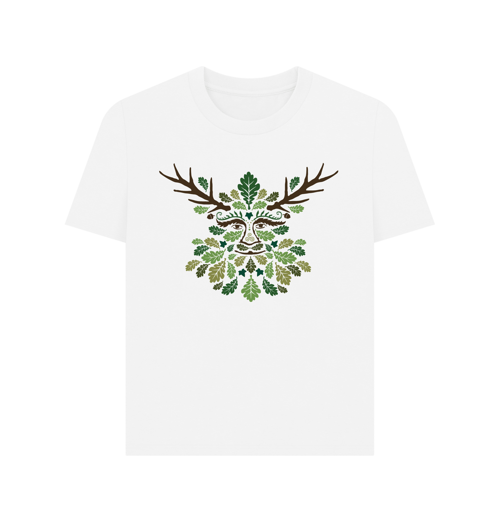 White Printed T-shirt Front