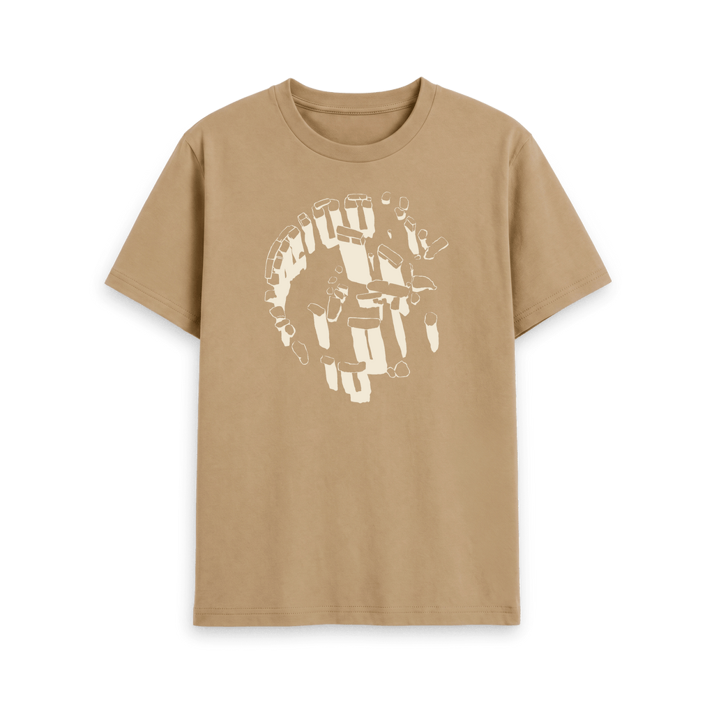 Sand Printed T-shirt Front