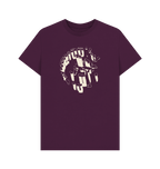 Purple Printed T-shirt Front