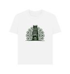White Printed T-shirt Front