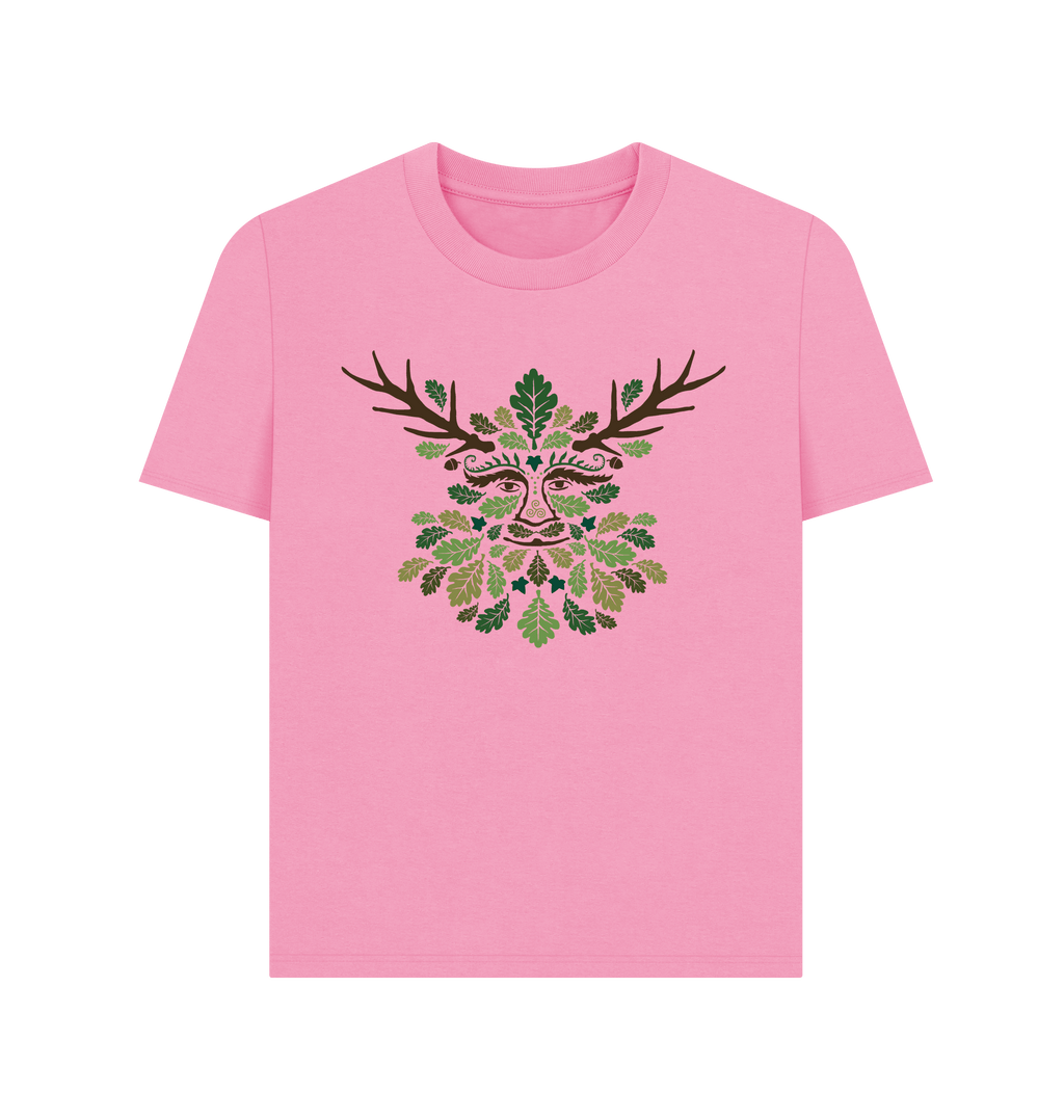 Rose Pink Printed T-shirt Front