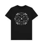 Black Printed T-shirt Front