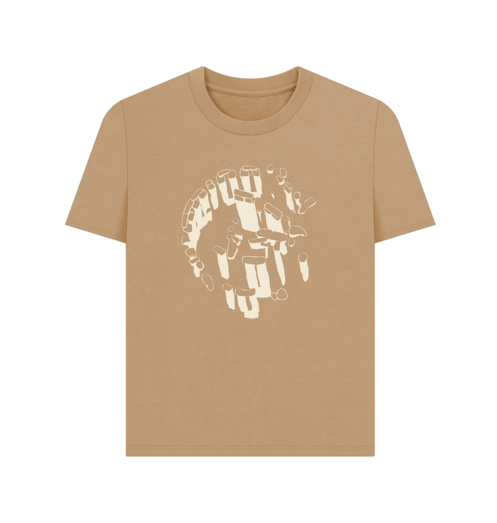 Sand Printed T-shirt Front