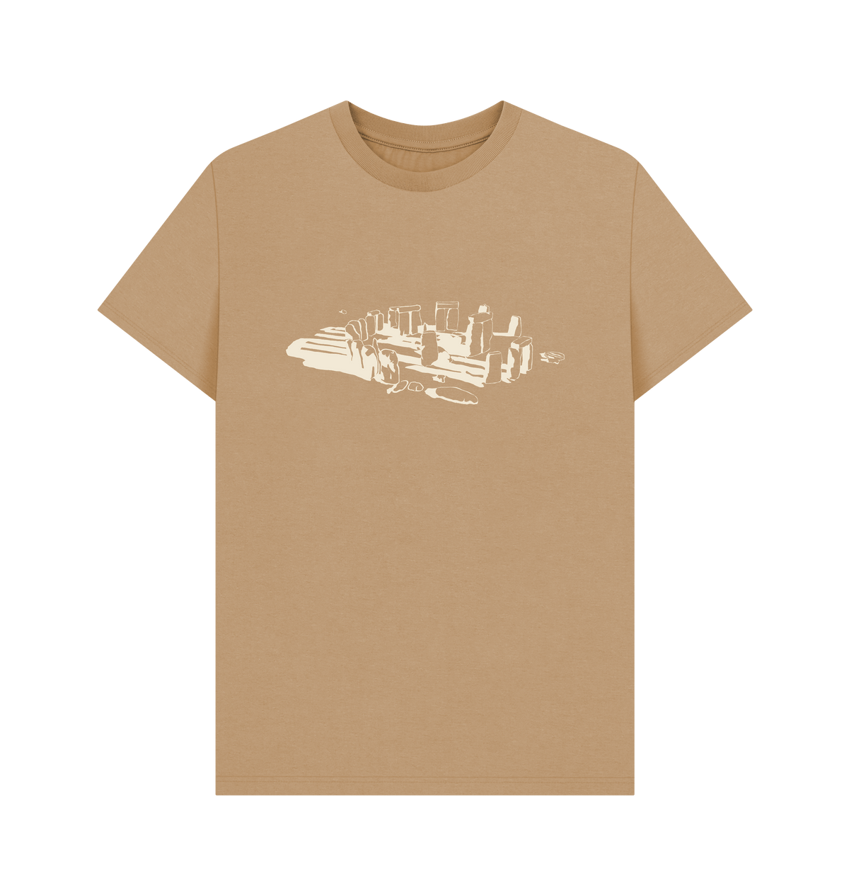 Sand Printed T-shirt Front
