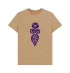 Sand Printed T-shirt Front