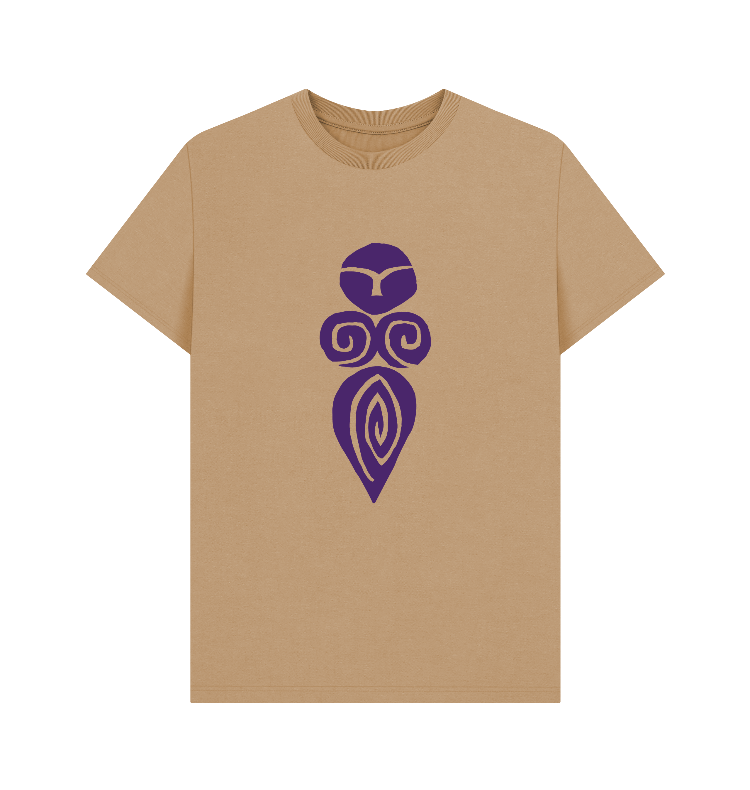 Sand Printed T-shirt Front