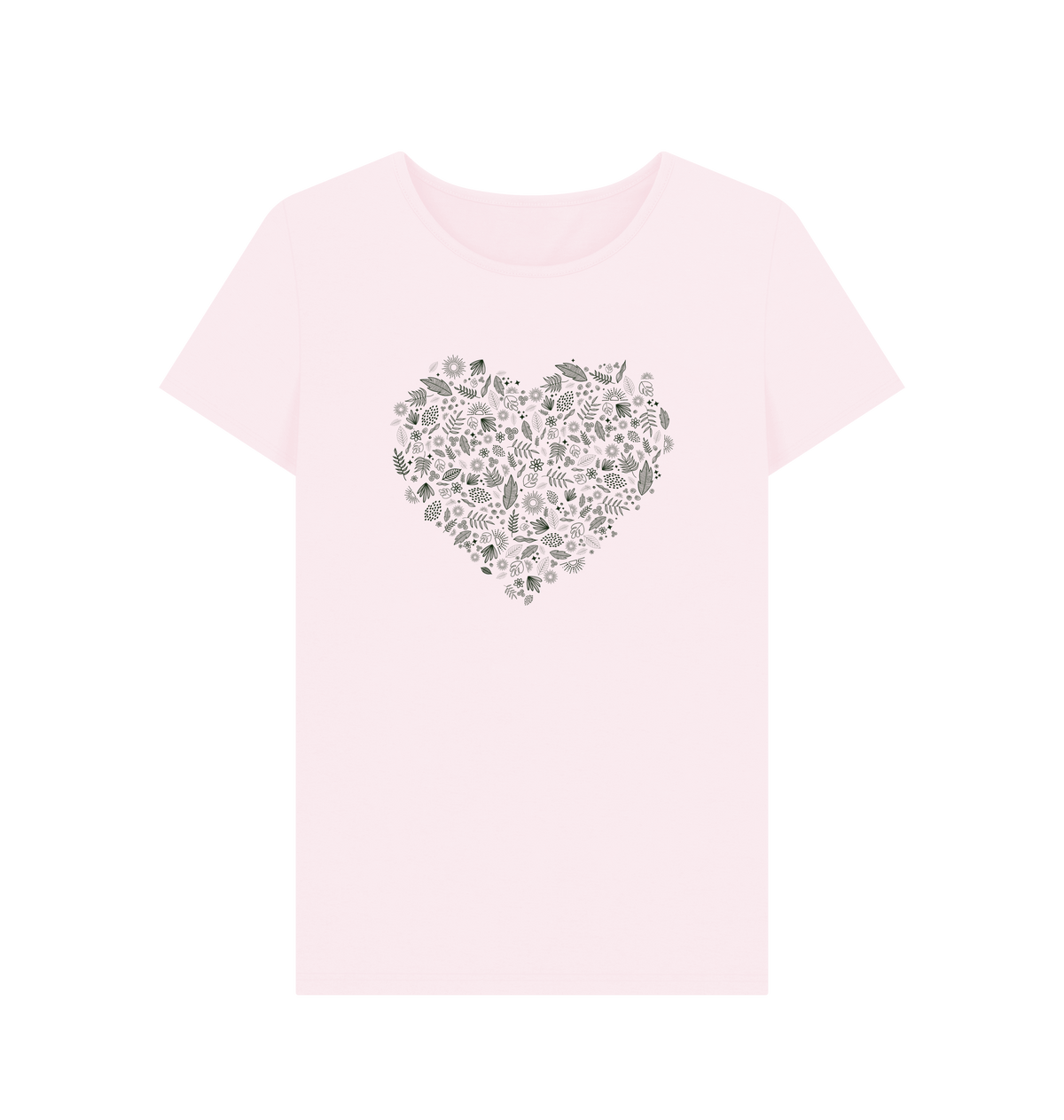 Pink Printed T-shirt Front