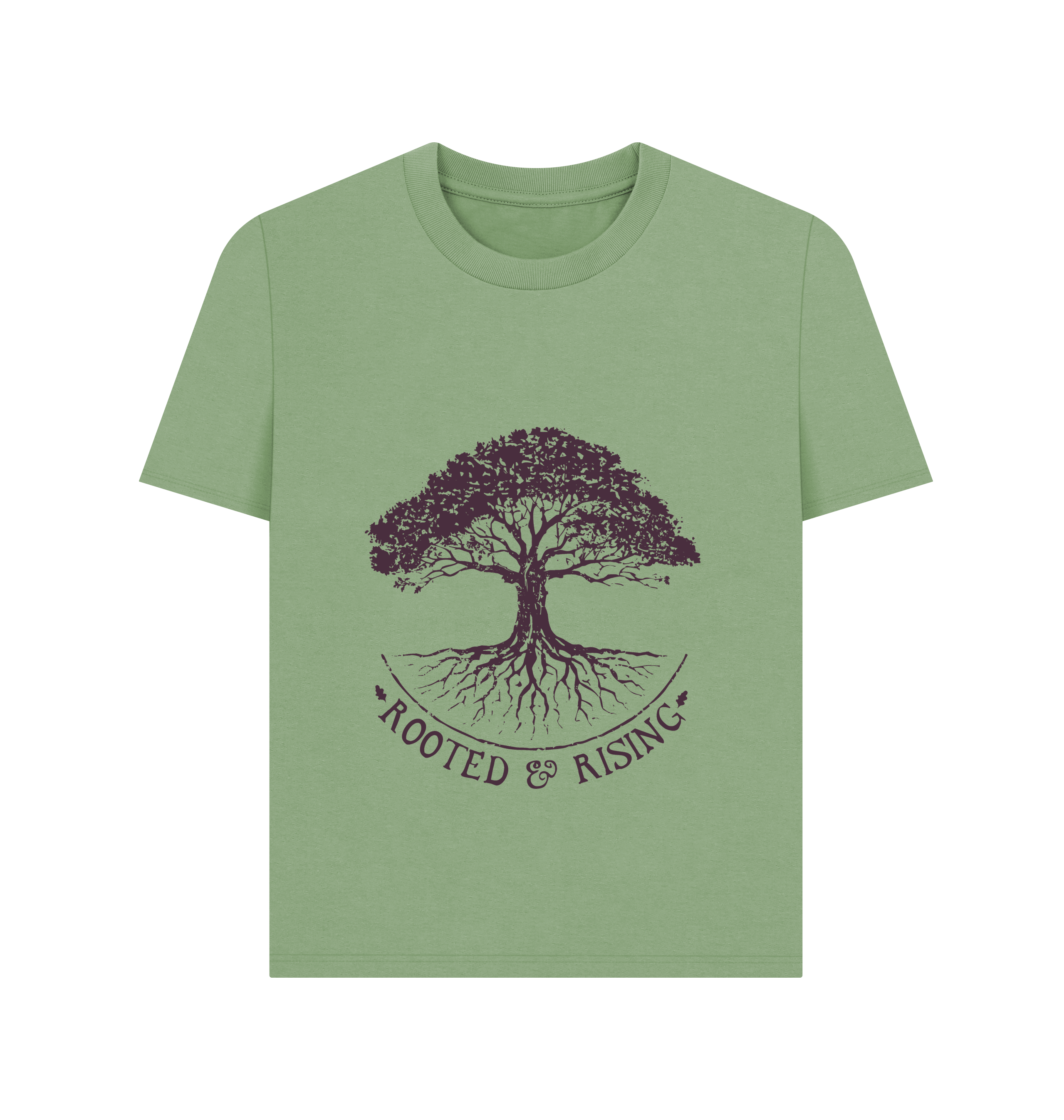 Sage Printed T-shirt Front