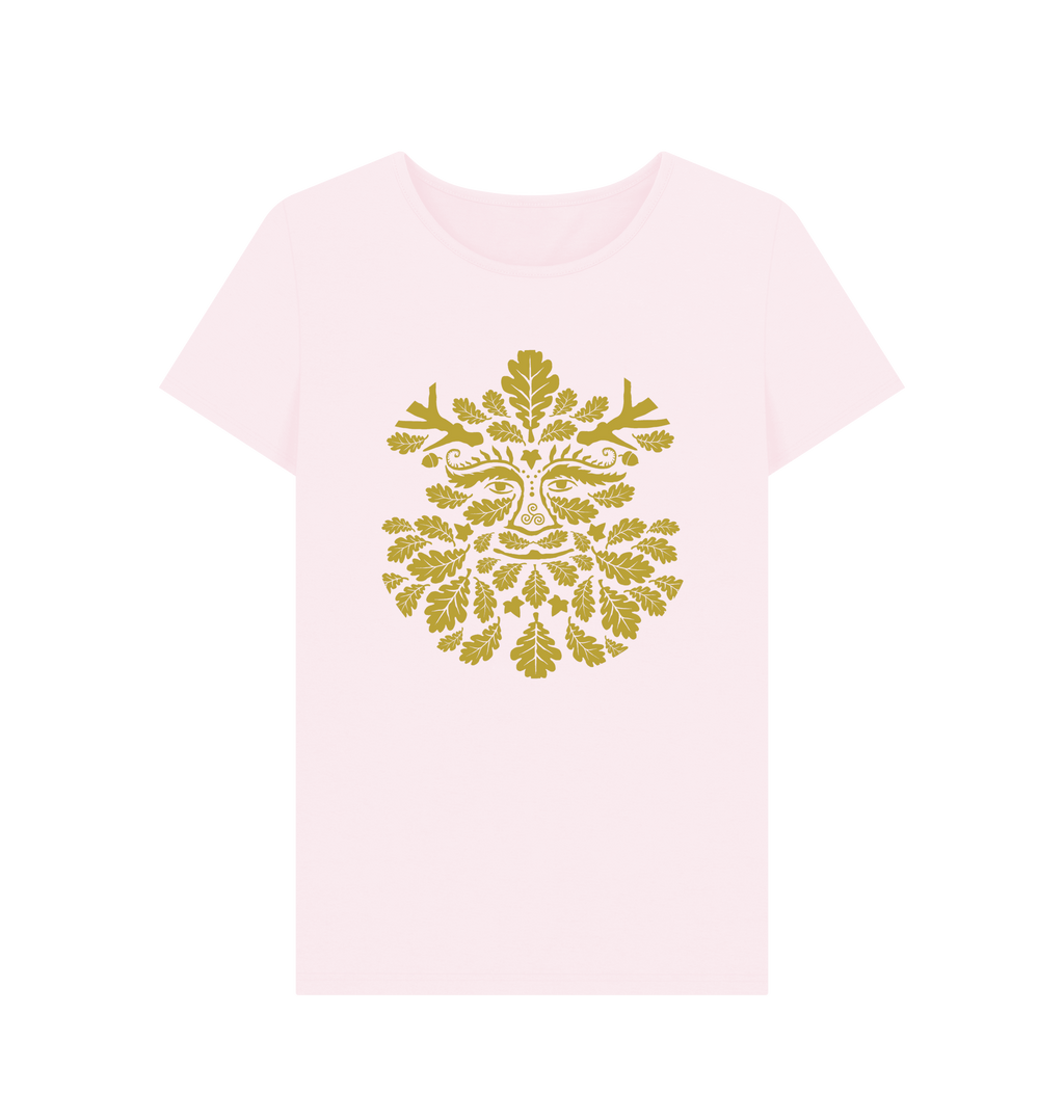 Pink Printed T-shirt Front
