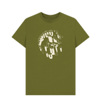 Moss Green Printed T-shirt Front