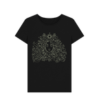 Black Printed T-shirt Front