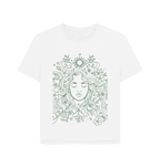 White Printed T-shirt Front