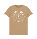 Sand Printed T-shirt Front