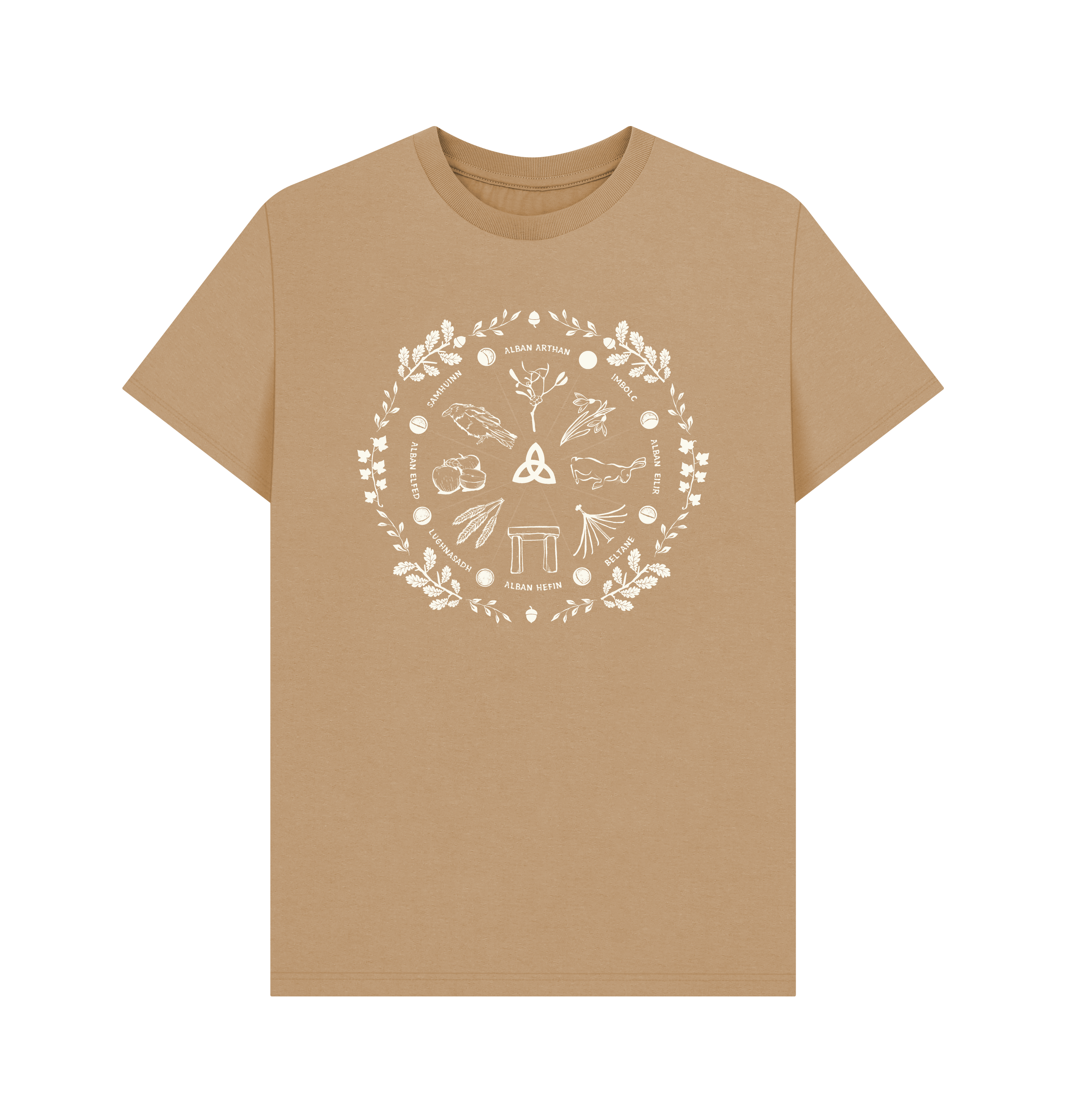Sand Printed T-shirt Front