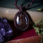 Heart of the Moors Necklace (Brown)
