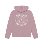 Mauve Printed Hoody Back