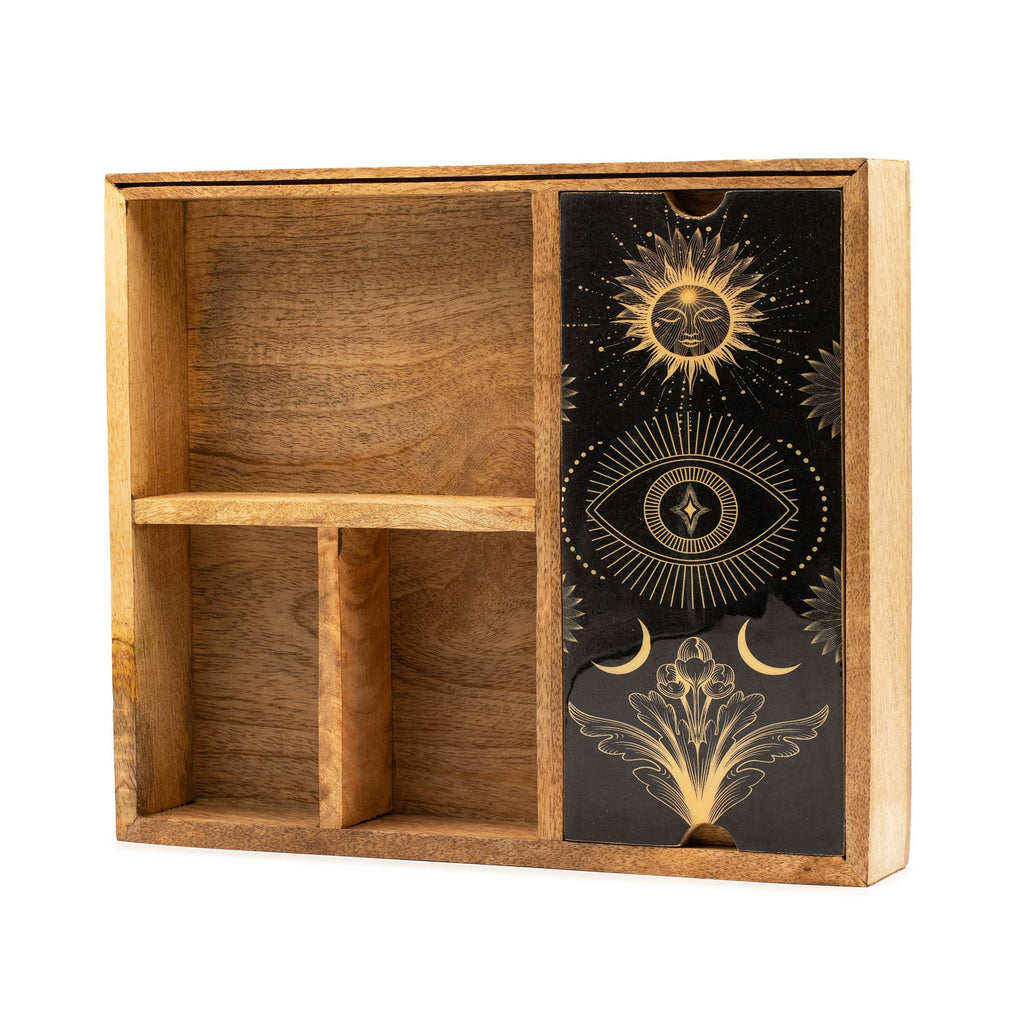 Tarot Card Storage & Reading Box