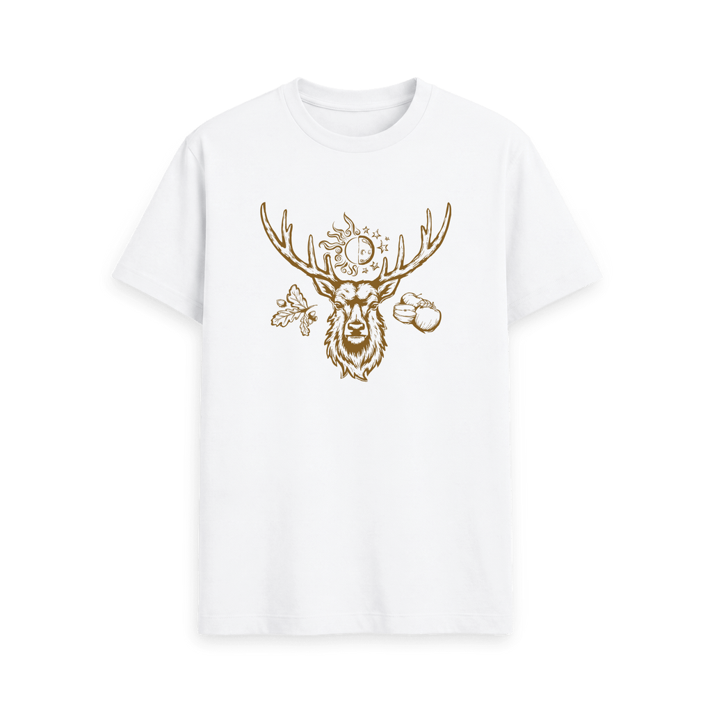 White Printed T-shirt Front