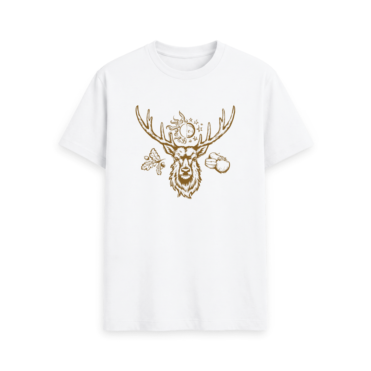 White Printed T-shirt Front