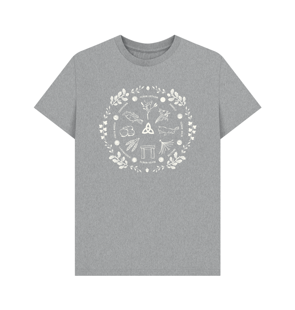 Athletic Grey Printed T-shirt Front