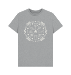 Athletic Grey Printed T-shirt Front