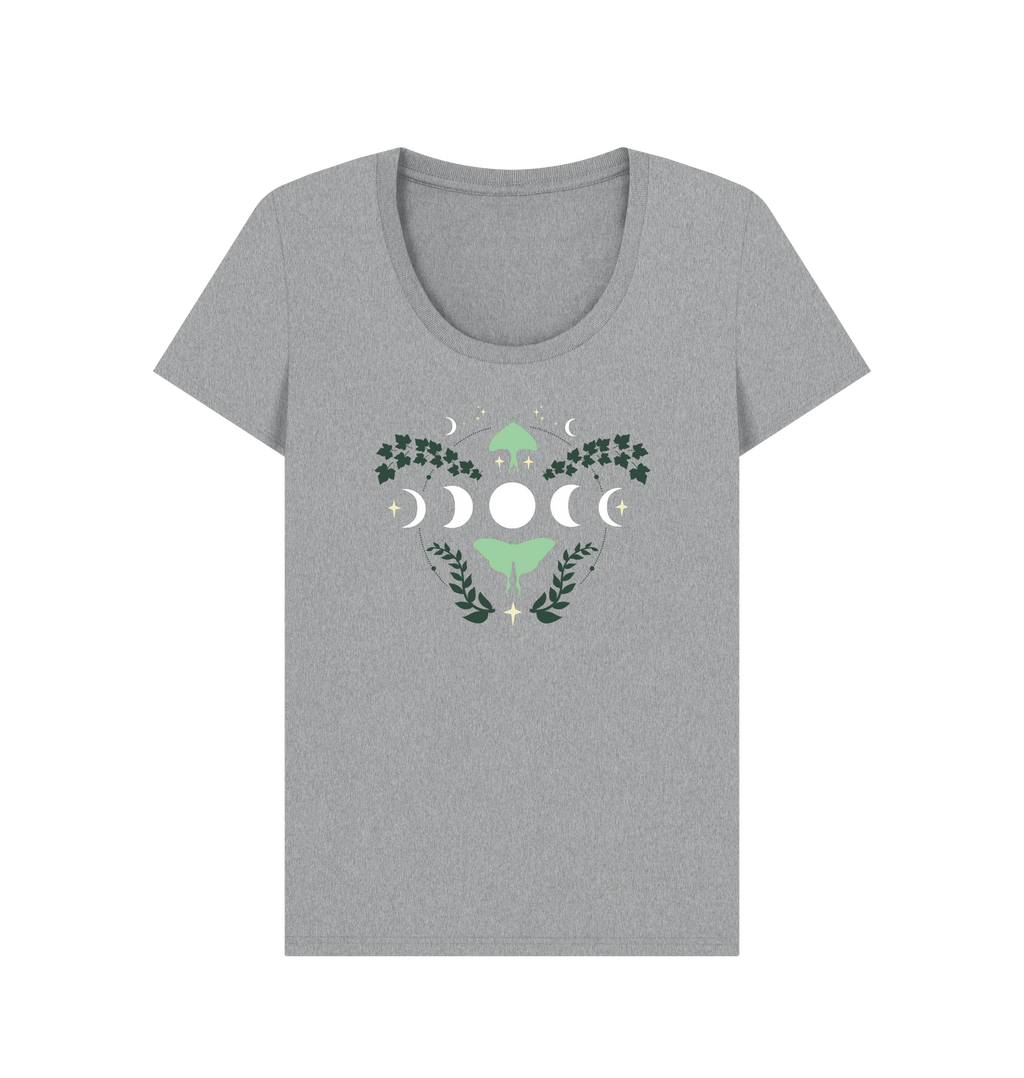 Athletic Grey Printed T-shirt Front
