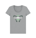 Athletic Grey Printed T-shirt Front