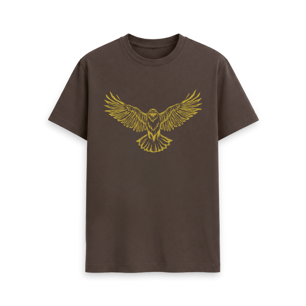 Chocolate Printed T-shirt Front