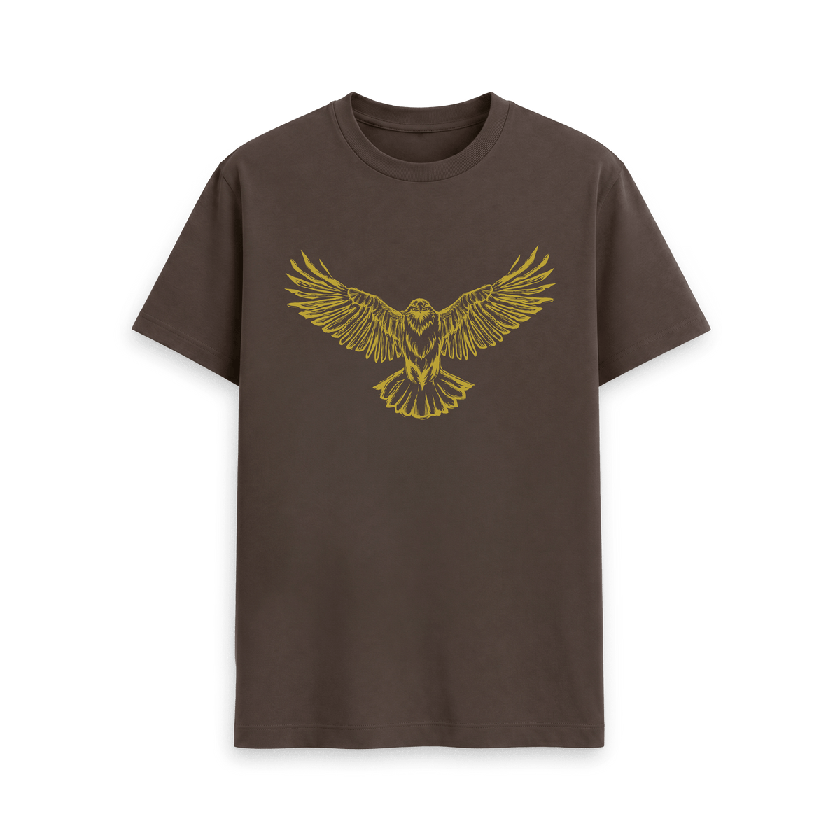 Chocolate Printed T-shirt Front