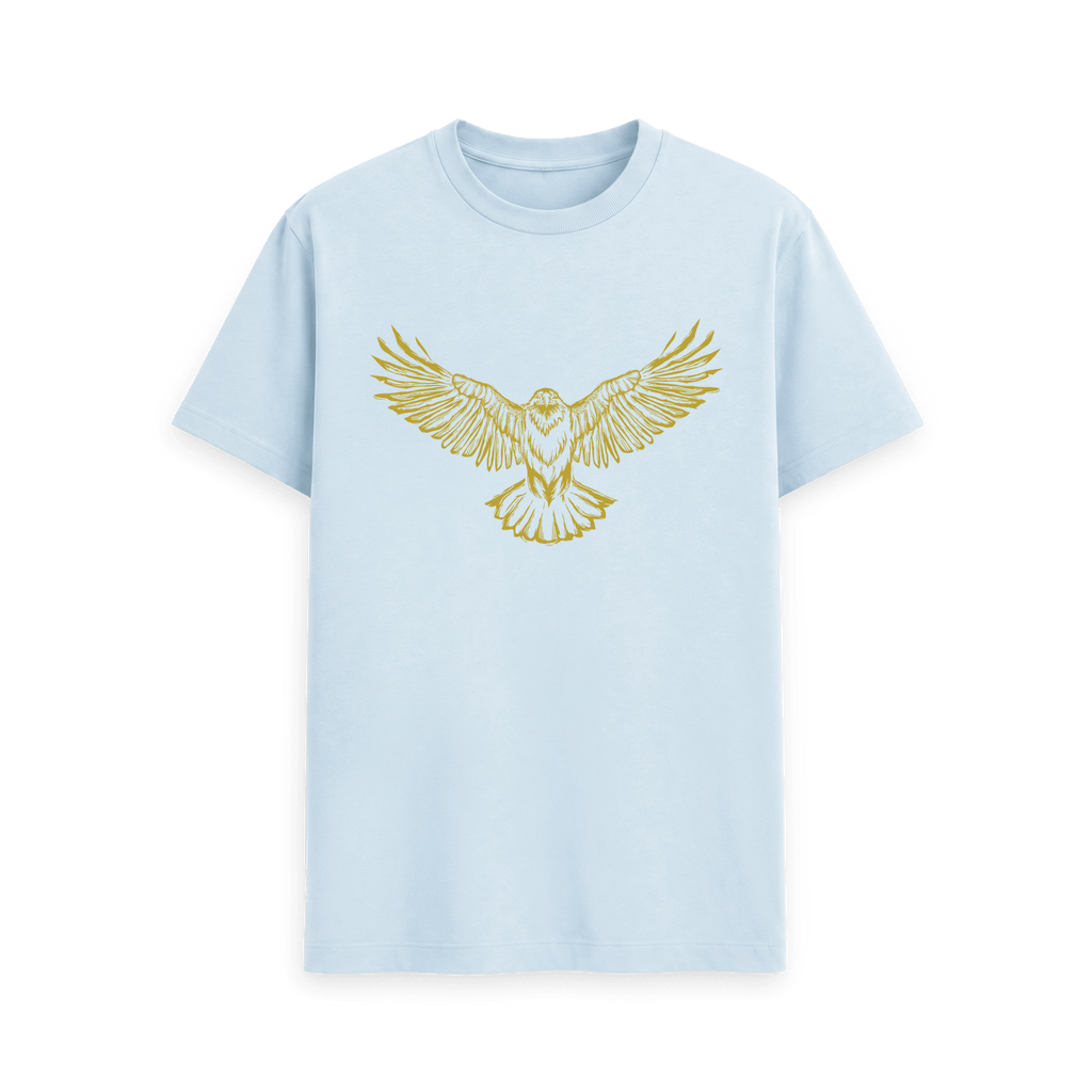 Sky Blue Printed T-shirt Front