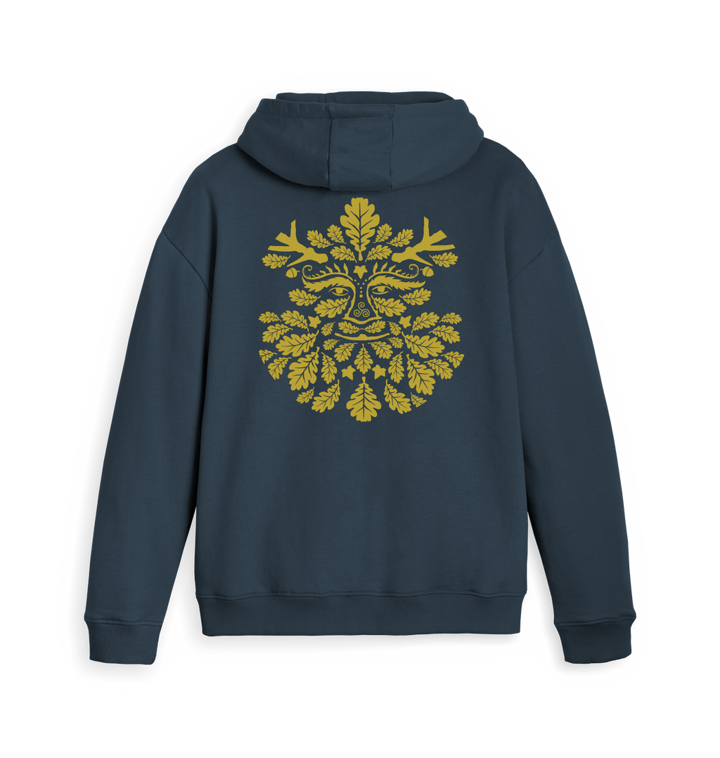Navy Zip hoody Back