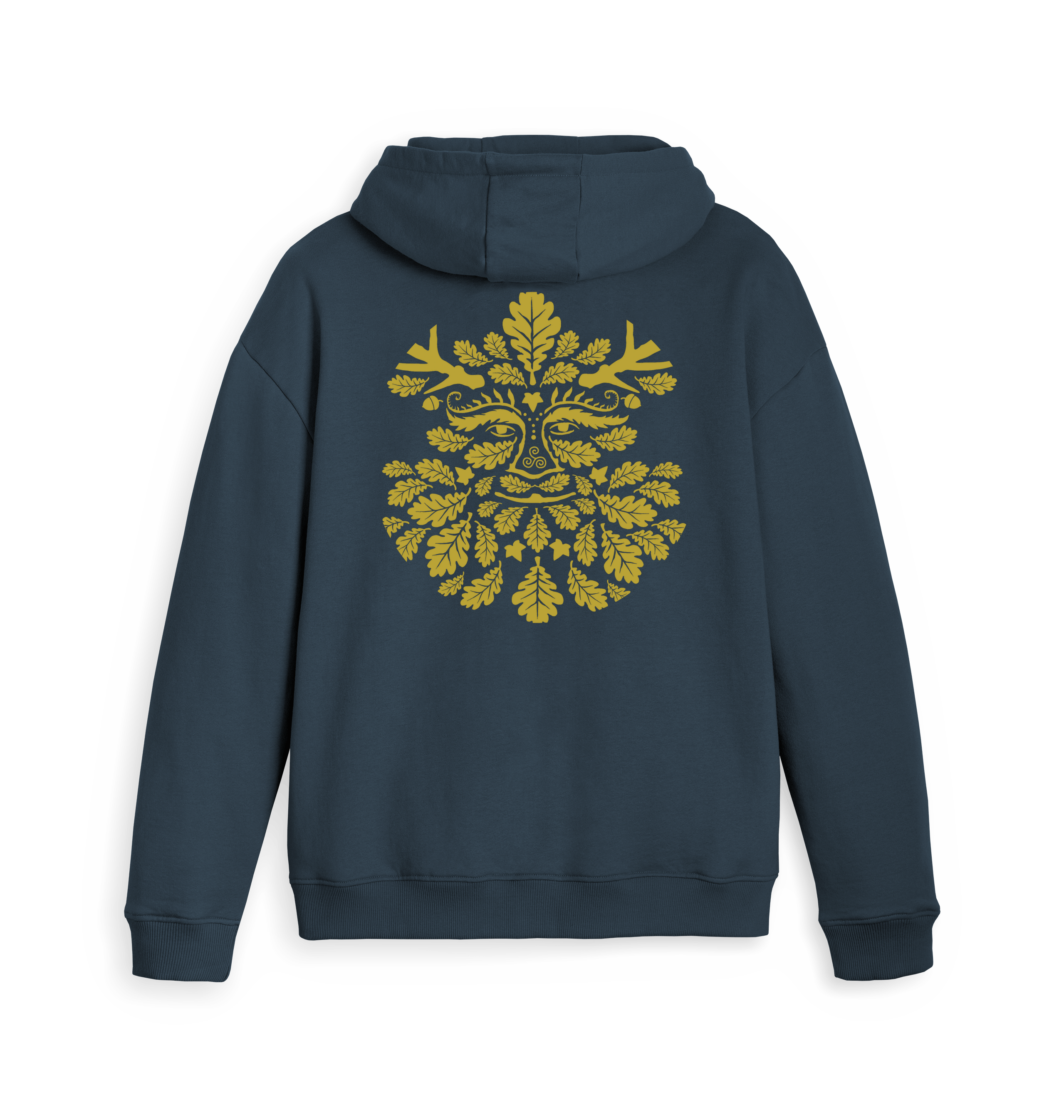 Navy Zip hoody Back