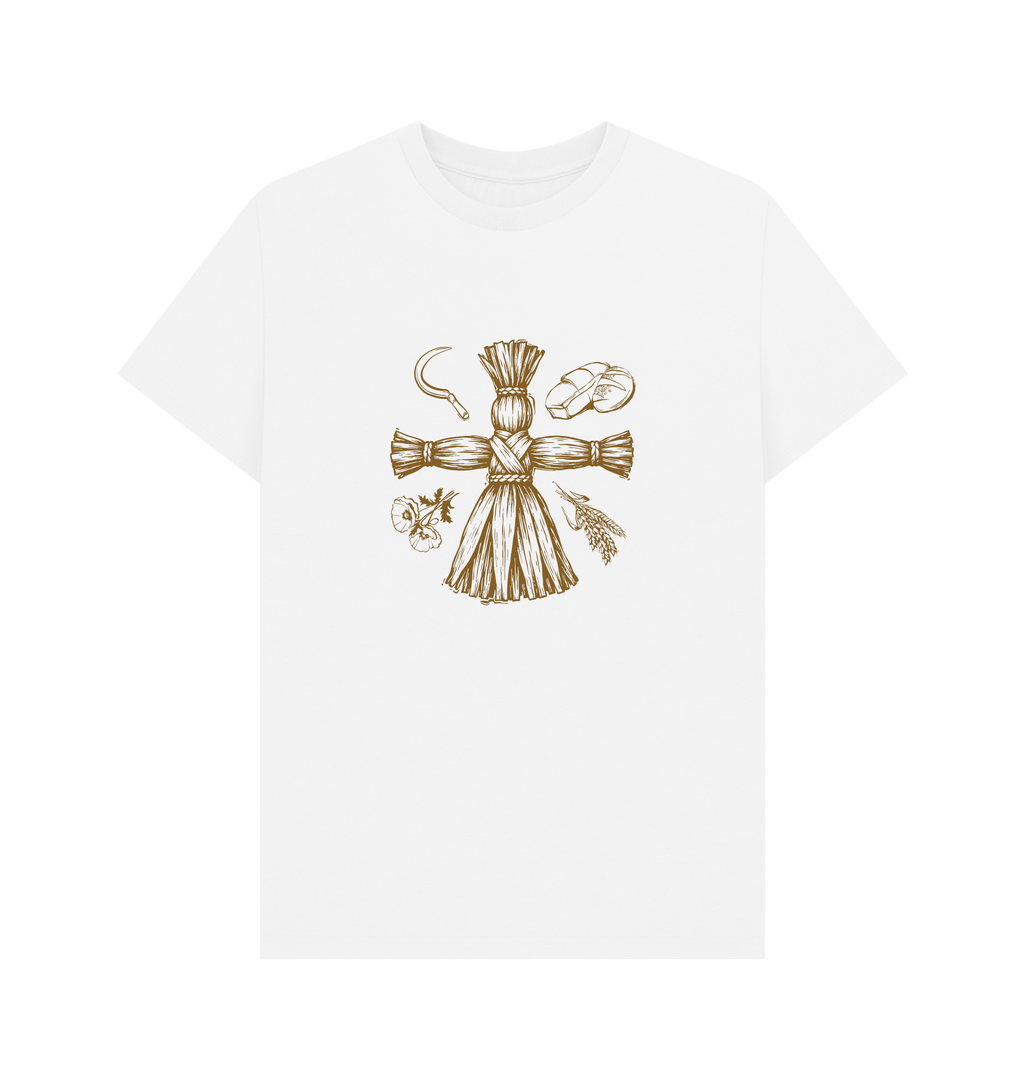 White Printed T-shirt Front