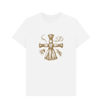 White Printed T-shirt Front