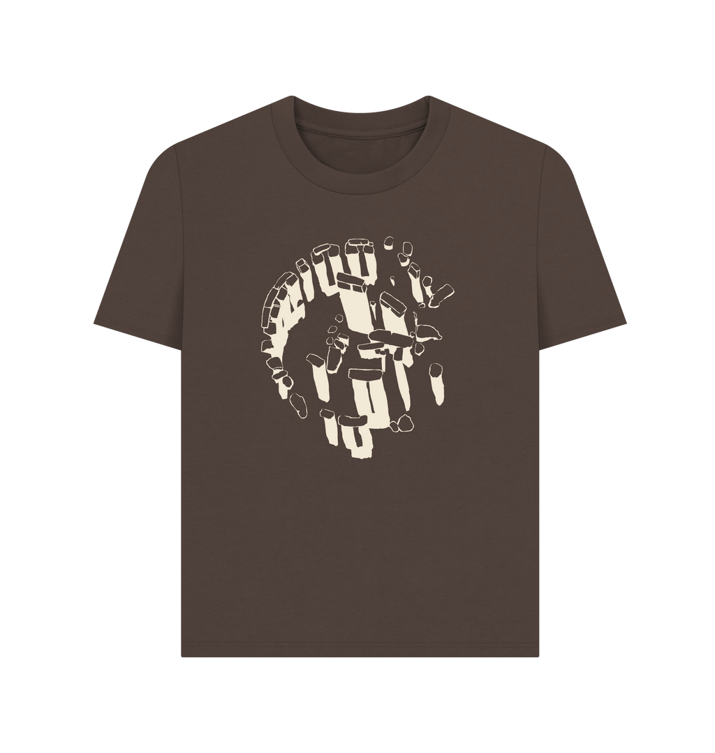 Chocolate Printed T-shirt Front