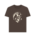 Chocolate Printed T-shirt Front