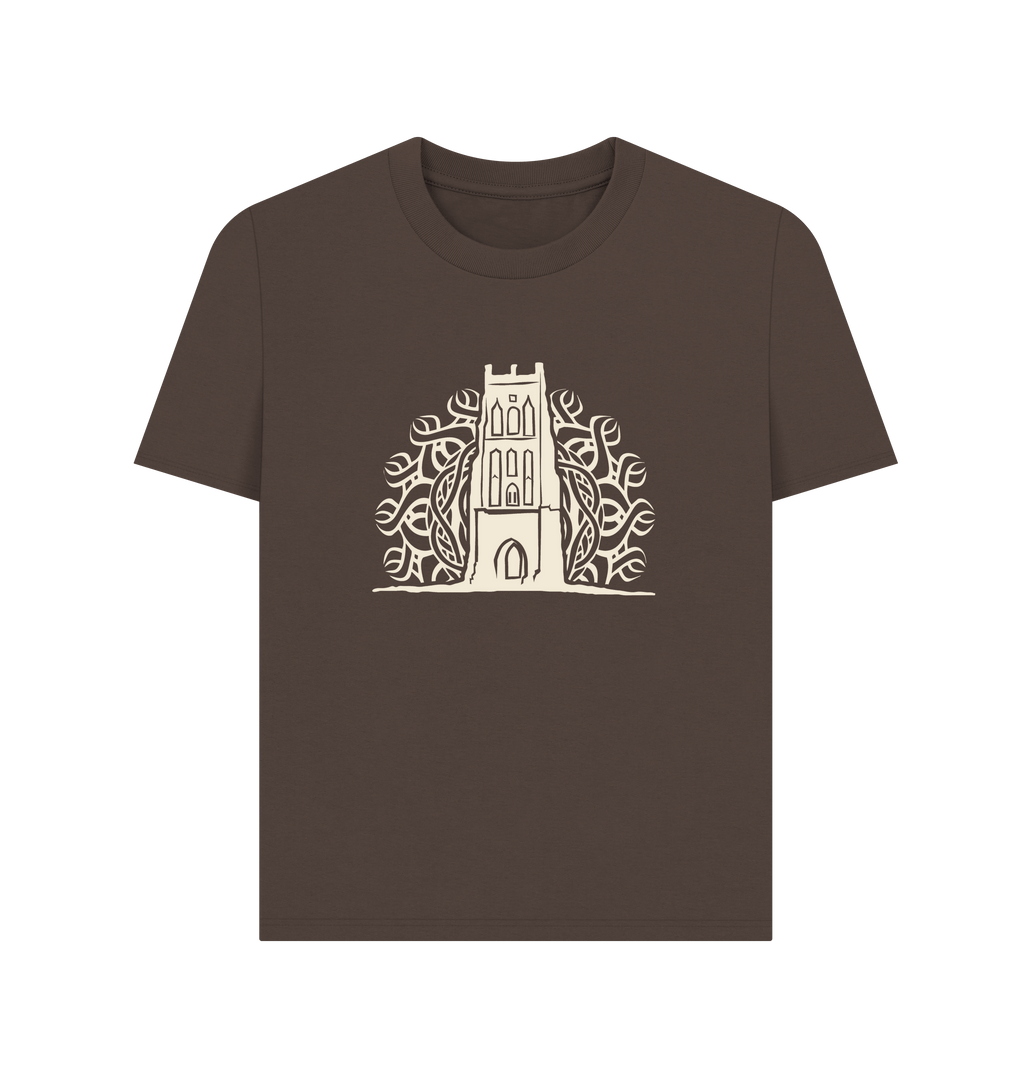 Chocolate Printed T-shirt Front
