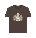 Chocolate Printed T-shirt Front