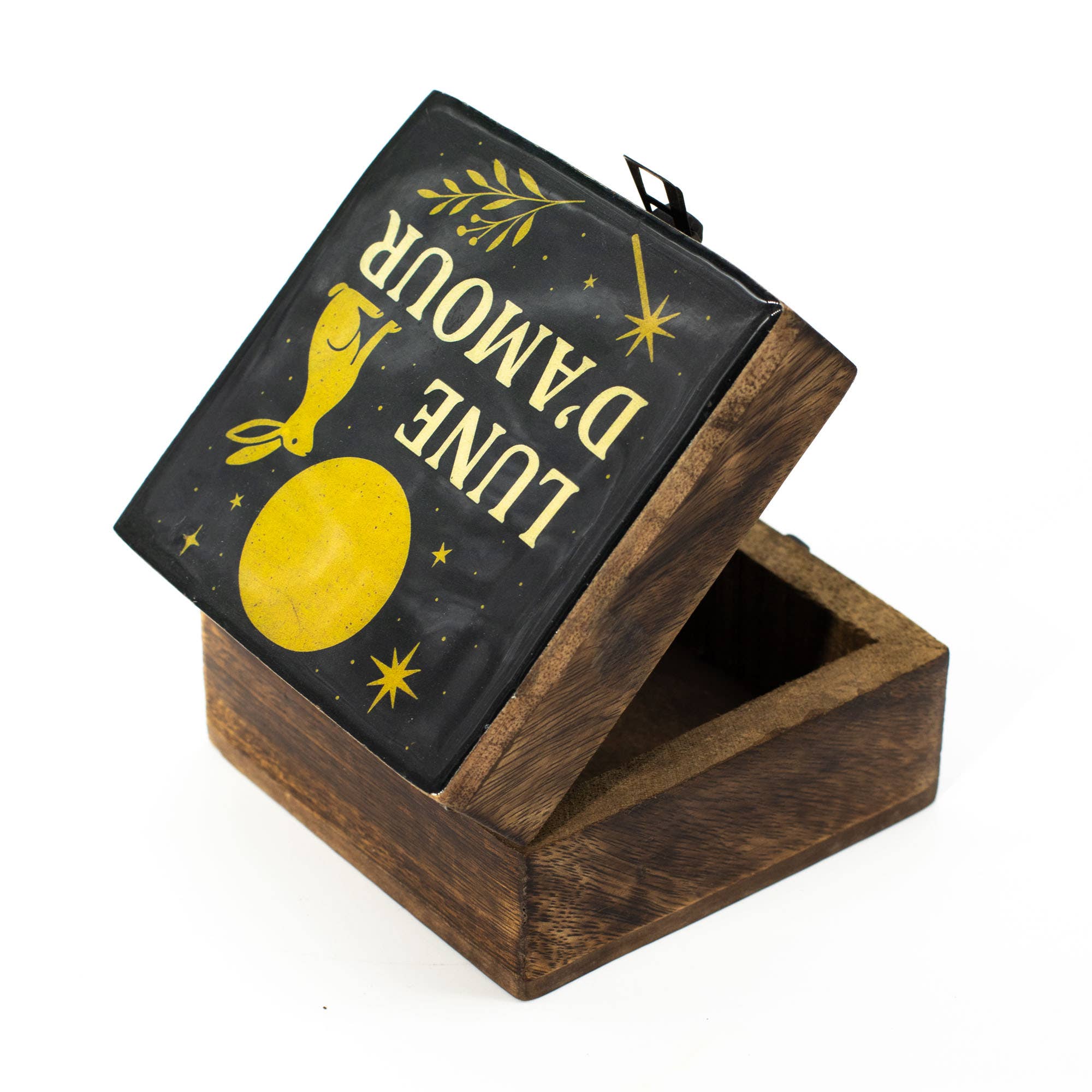 Enamelled Box  - Lune D'Amore - 10x10x6cm