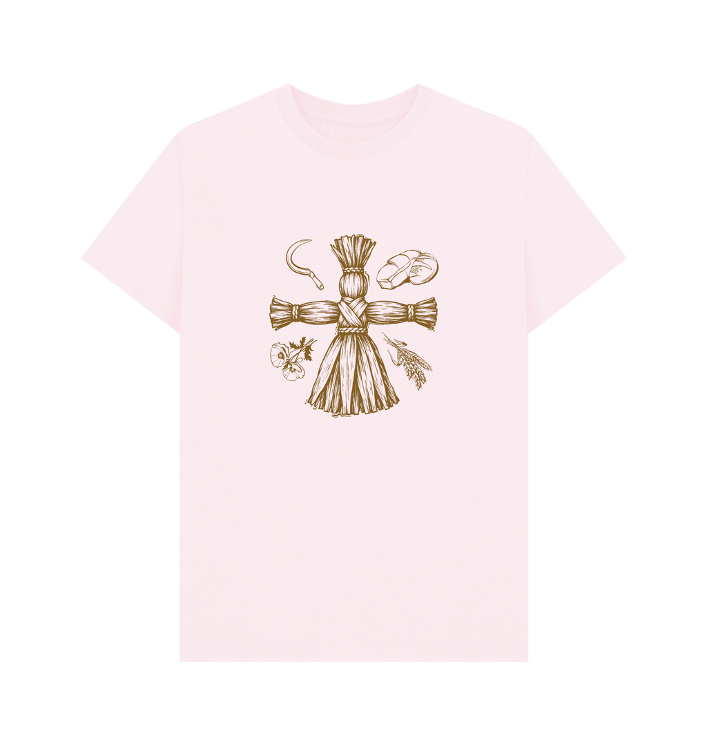Pink Printed T-shirt Front