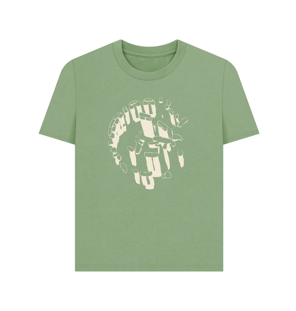 Sage Printed T-shirt Front