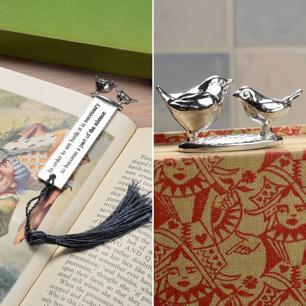 Wren & Robin Pewter Bookmark