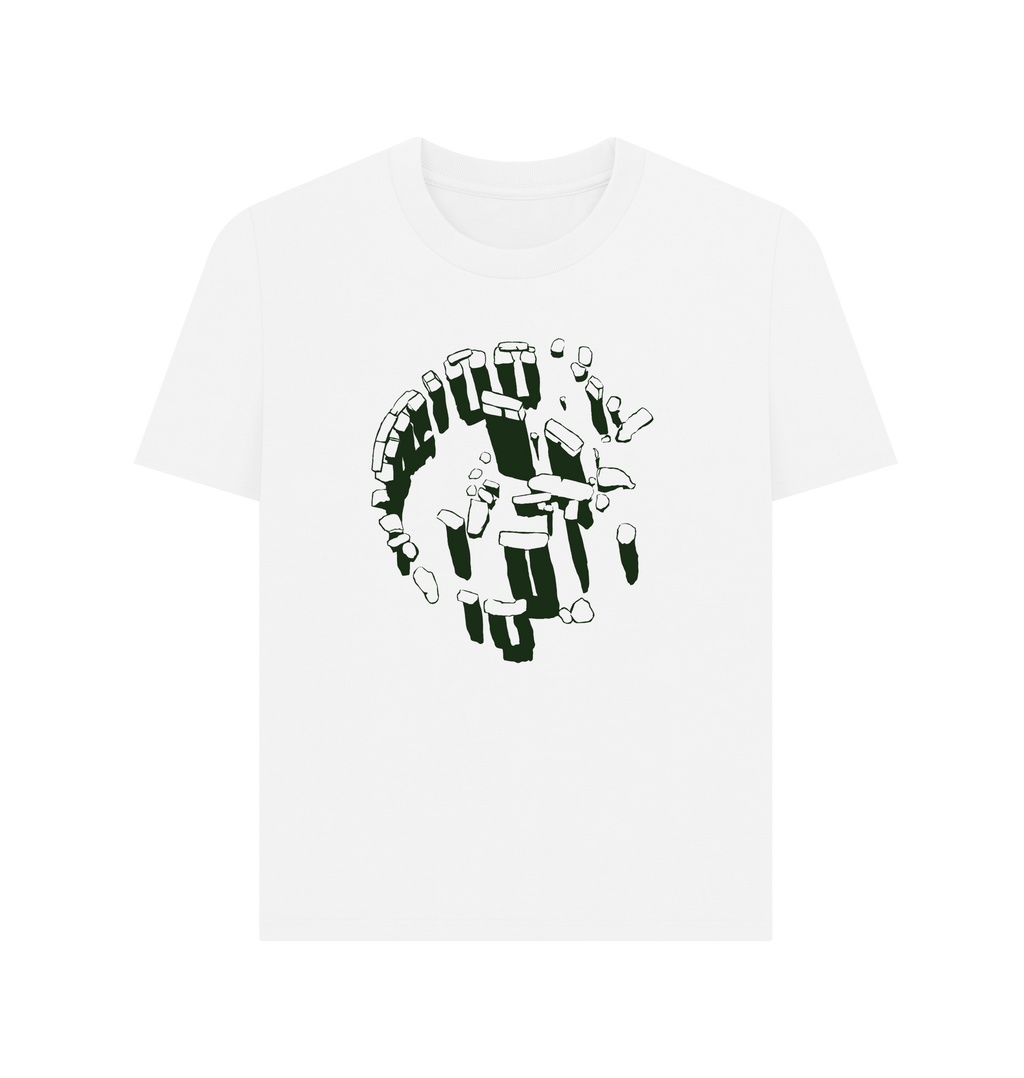 White Printed T-shirt Front