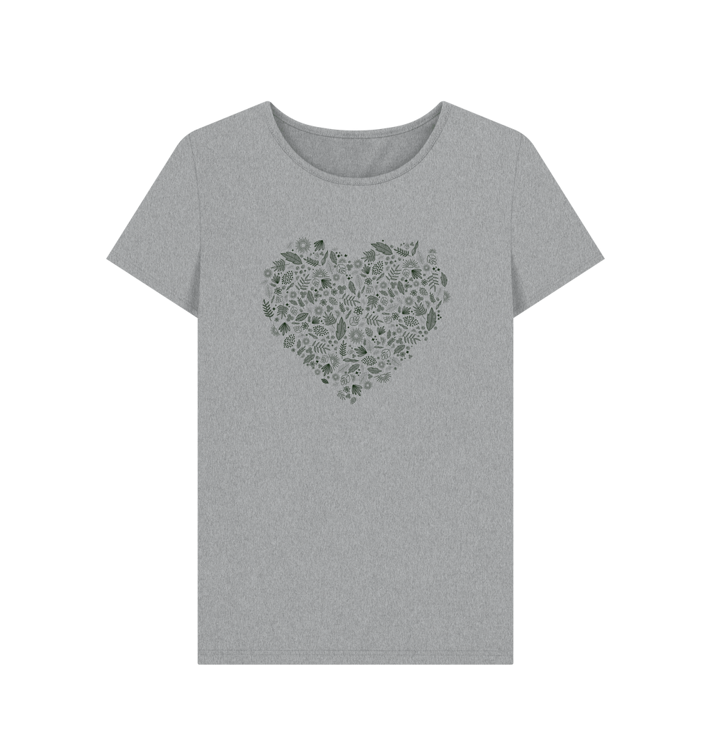 Athletic Grey Printed T-shirt Front