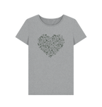 Athletic Grey Printed T-shirt Front