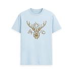 Sky Blue Printed T-shirt Front